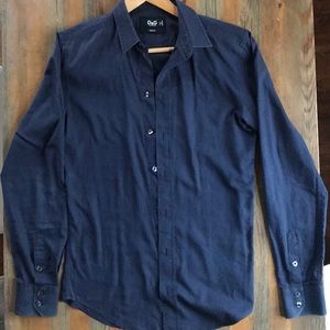 D&G Slim Navy blue Dress Shirt